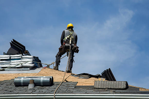 Professional Roofing technician working in Gilberts, IL